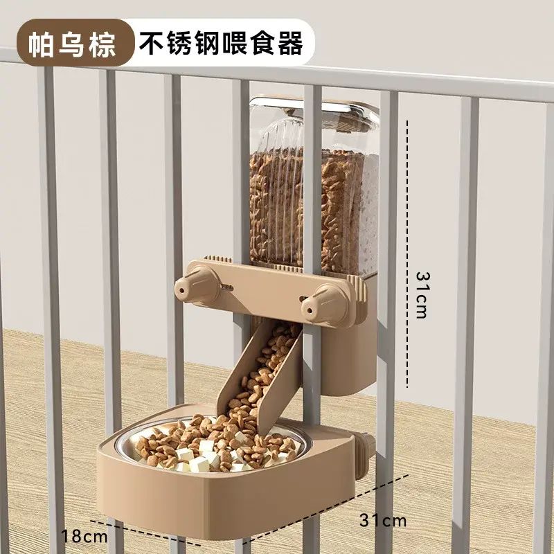 寵物掛籠飲水器懸掛式貓咪飲水自動餵食器狗碗貓碗大容量狗狗籠子用品