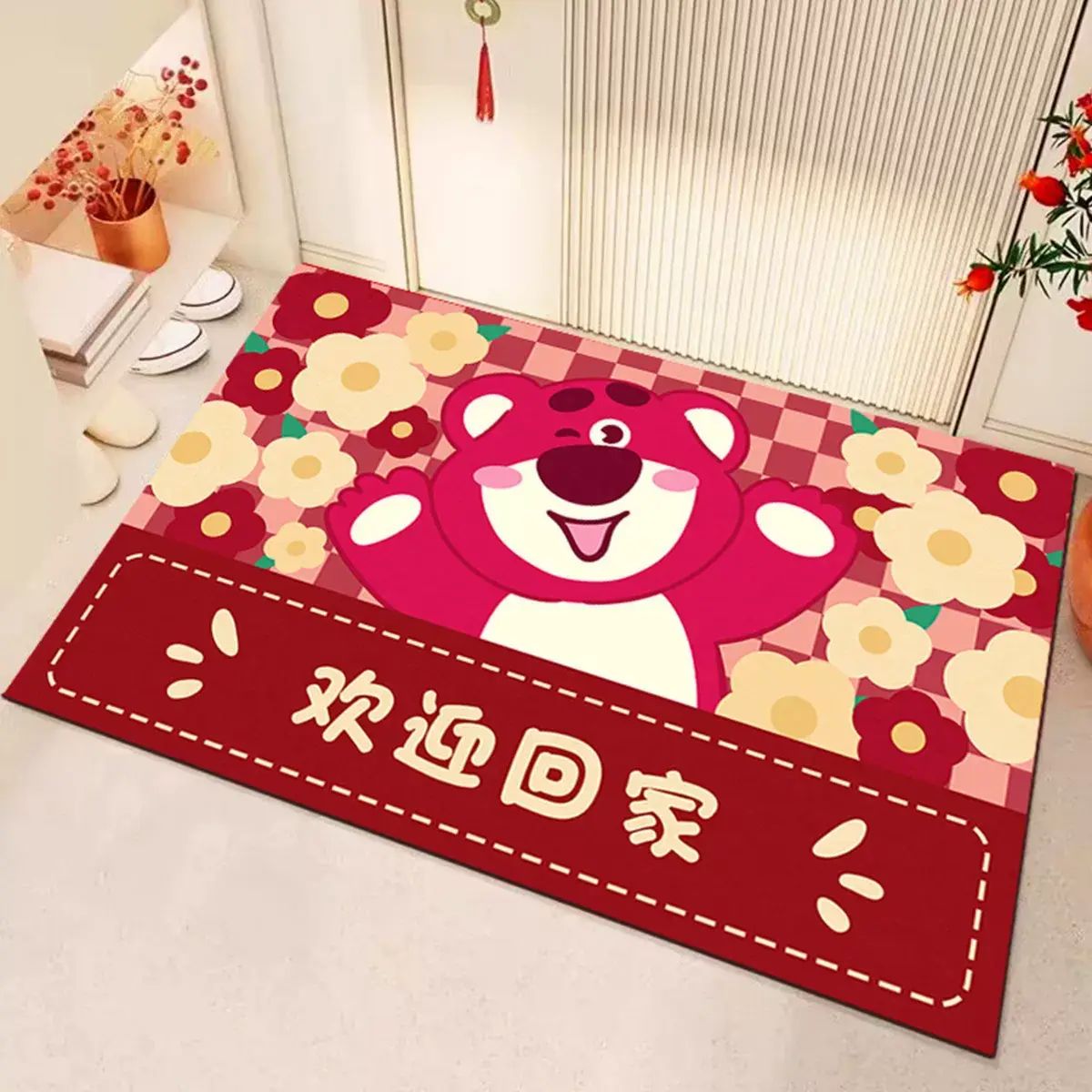 喜庆硅藻泥地垫家用卫生间卧室门口浴室地垫吸水速干耐脏防滑脚垫