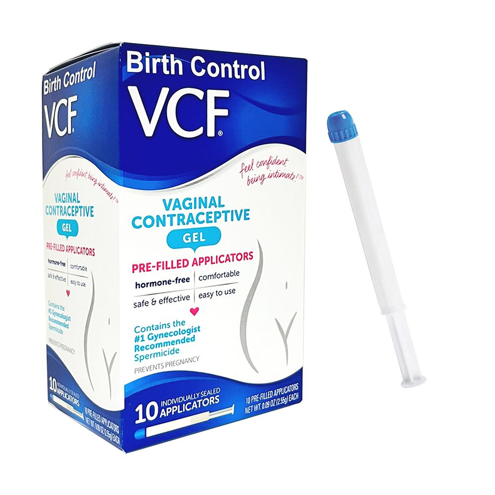 VCF Vaginal Contraceptive Gel 10 individually sealed applicators