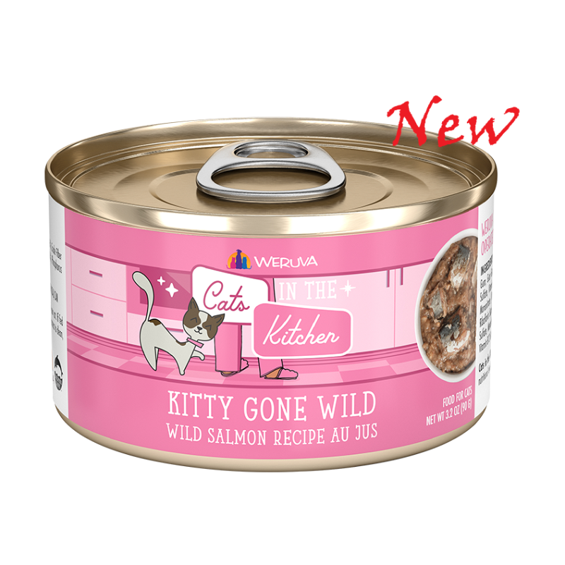 Cats in the Kitchen Kitty Gone Wild for Cat Canned 90g (New Pack) 1047