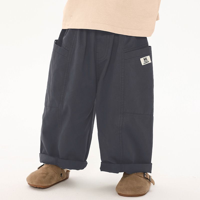 童装男童裤子秋装新款儿童春秋休闲裤中小童宽松棉布长裤