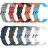 For Amazfit GTR 42mm 20mm Concave Striped Slicone Watch Band (Skyblue)
