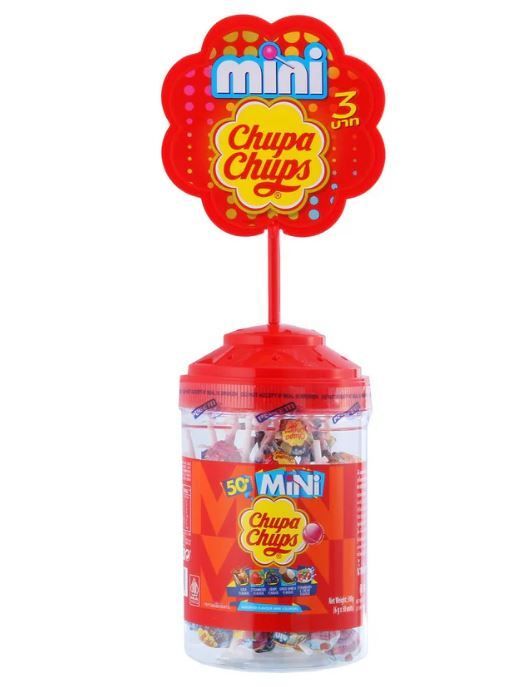 50pcs Thai Mini Lollipop Candy (Cola, Fruit, Creamy Flavor) (Parallel Import) Use by: 2027.4.24