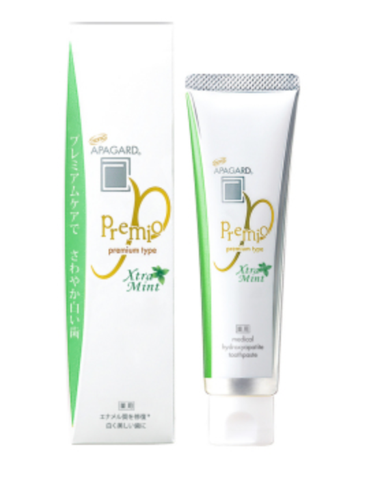 APAGRD-Premio Premium Mint Whitening and Stone Removal Toothpaste 105g (Green) Parallel import