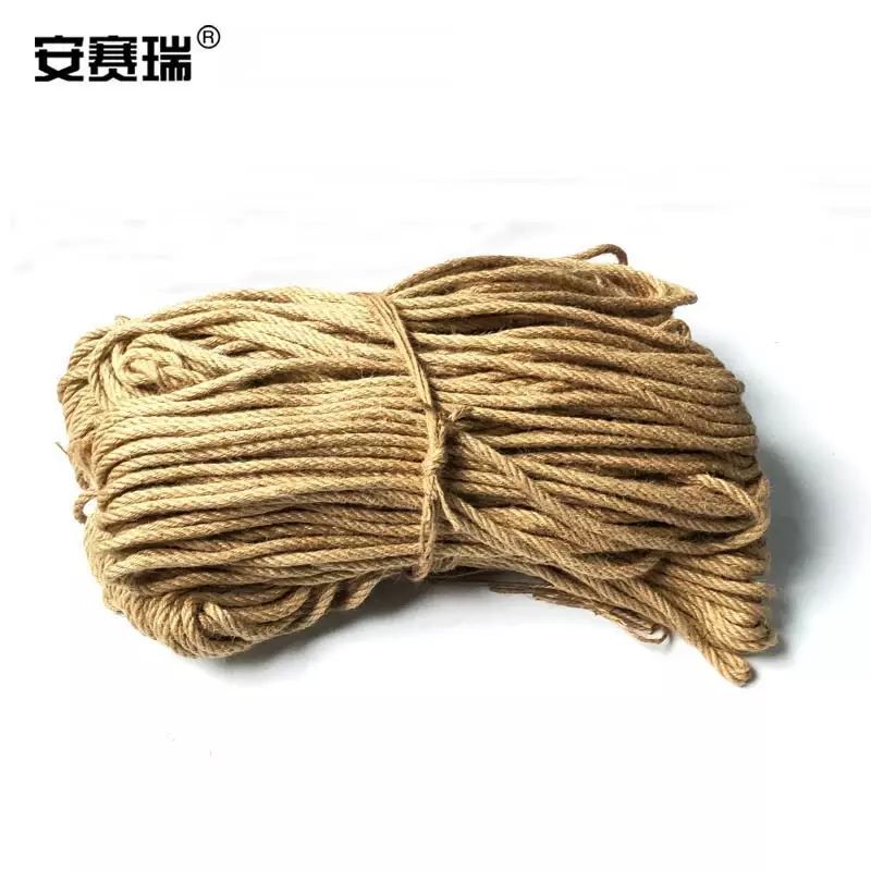 14mm×50m 天然黄麻 粗细农用物流麻绳  工业麻绳 装饰麻绳 手工編織繩適用於手工藝品禮品包裝園藝 花園 花邊裝飾12538