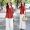 套裝女2026夏季新款新中式國風印花短袖上衣闊腿褲兩件套MS8851