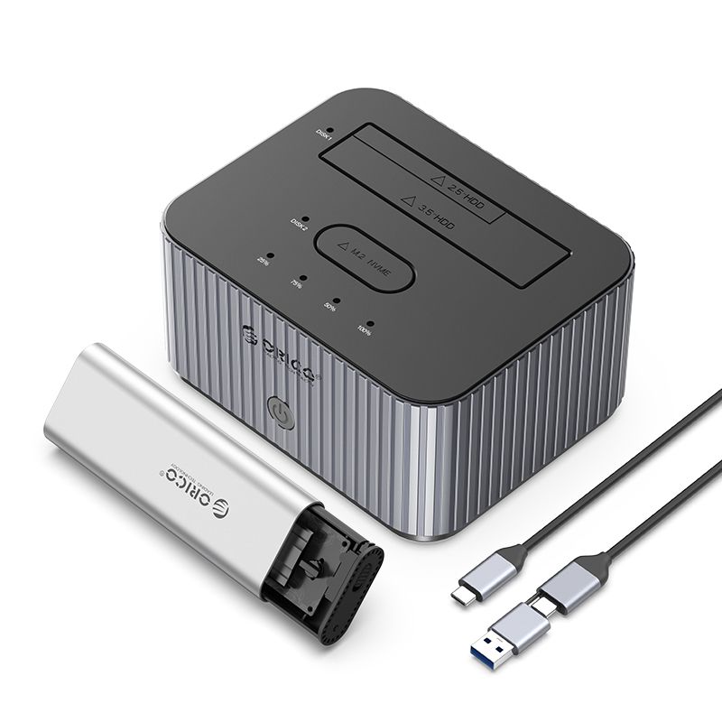 ORICO USB3.2 Type-C 10Gbps M.2 NVMe SSD & 2.5"/ 3.5" HDD Docking Station 原裝行貨 二年保用 [IT28E-C]