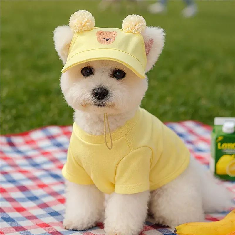 韓版寵物遮陽帽棒球帽子貓咪狗狗頭套防曬遮陽裝扮拍照