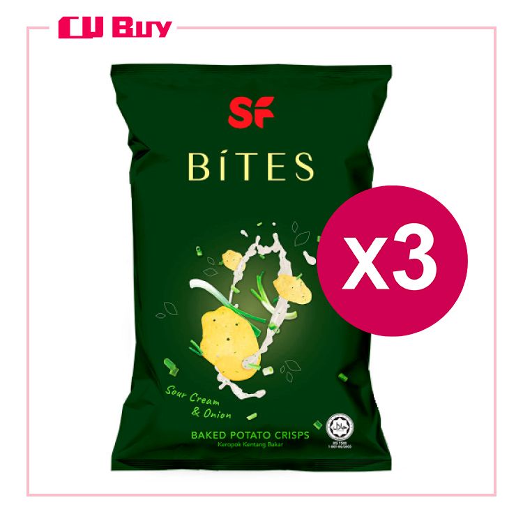 烘焙一囗薯片酸奶油洋蔥味 60克【3 件】
