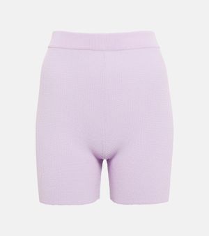 Jacquemus Le Short Arancia knit biker shorts