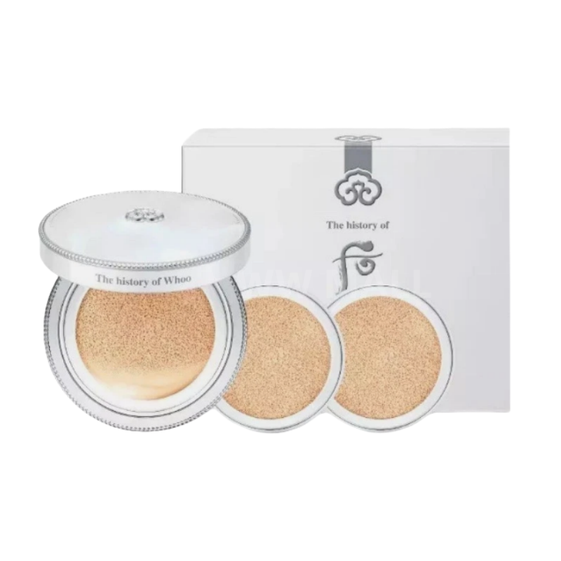 后 拱辰享 雪潤亮白氣墊粉底霜套盒 [平行進口]