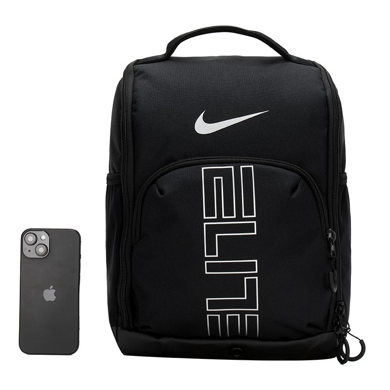 耐克NK VARSITY ELITE SHOEBAG中背囊HM9970-010-黑/黑/金屬銀 MISC