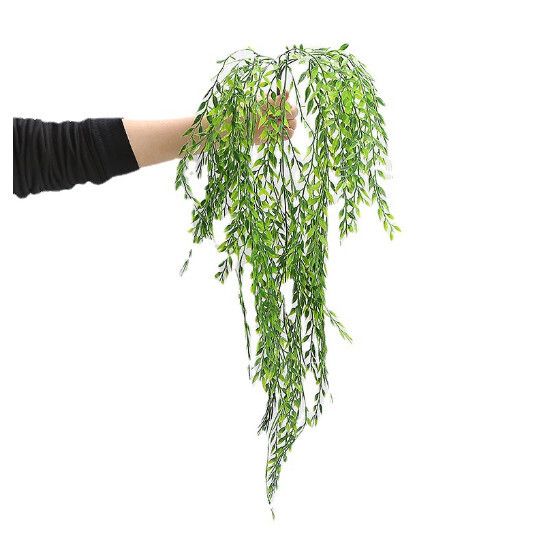 柳條藤條懸掛植物牆壁裝飾（5叉69葉壁掛長柳條）#22 #N55_003_157