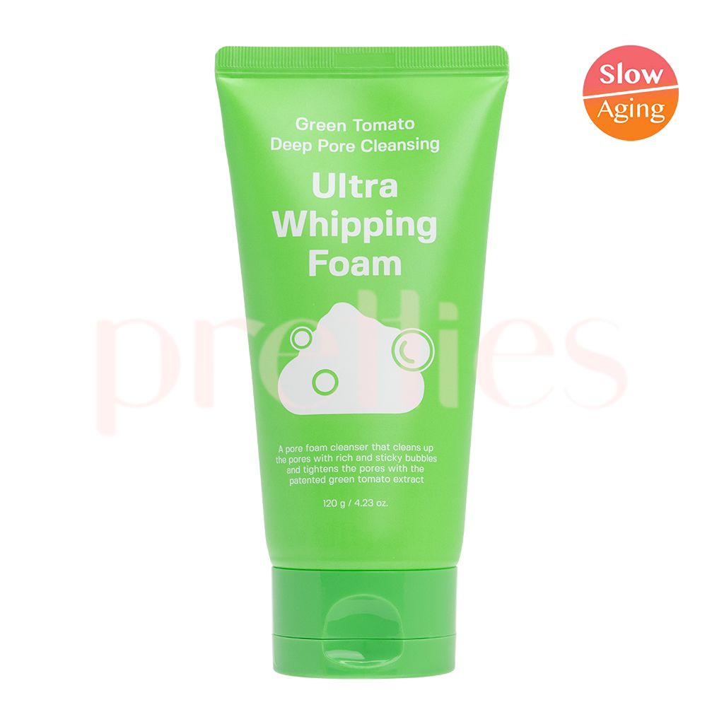 Green Tomato Deep Pore Cleansing Ultra Whipping Foam 120g(Parallel Import)
