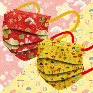 特別版 - Canuxi 蛇年印花成人口罩 ASTM Level 3 (2色入，10片獨立包裝)