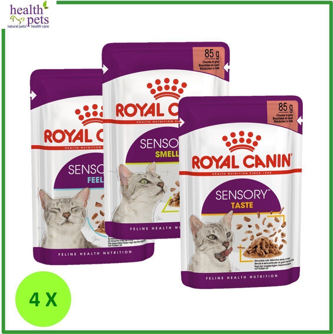 4Sets x FHN Cat Sensory Pack 85g (3043200)