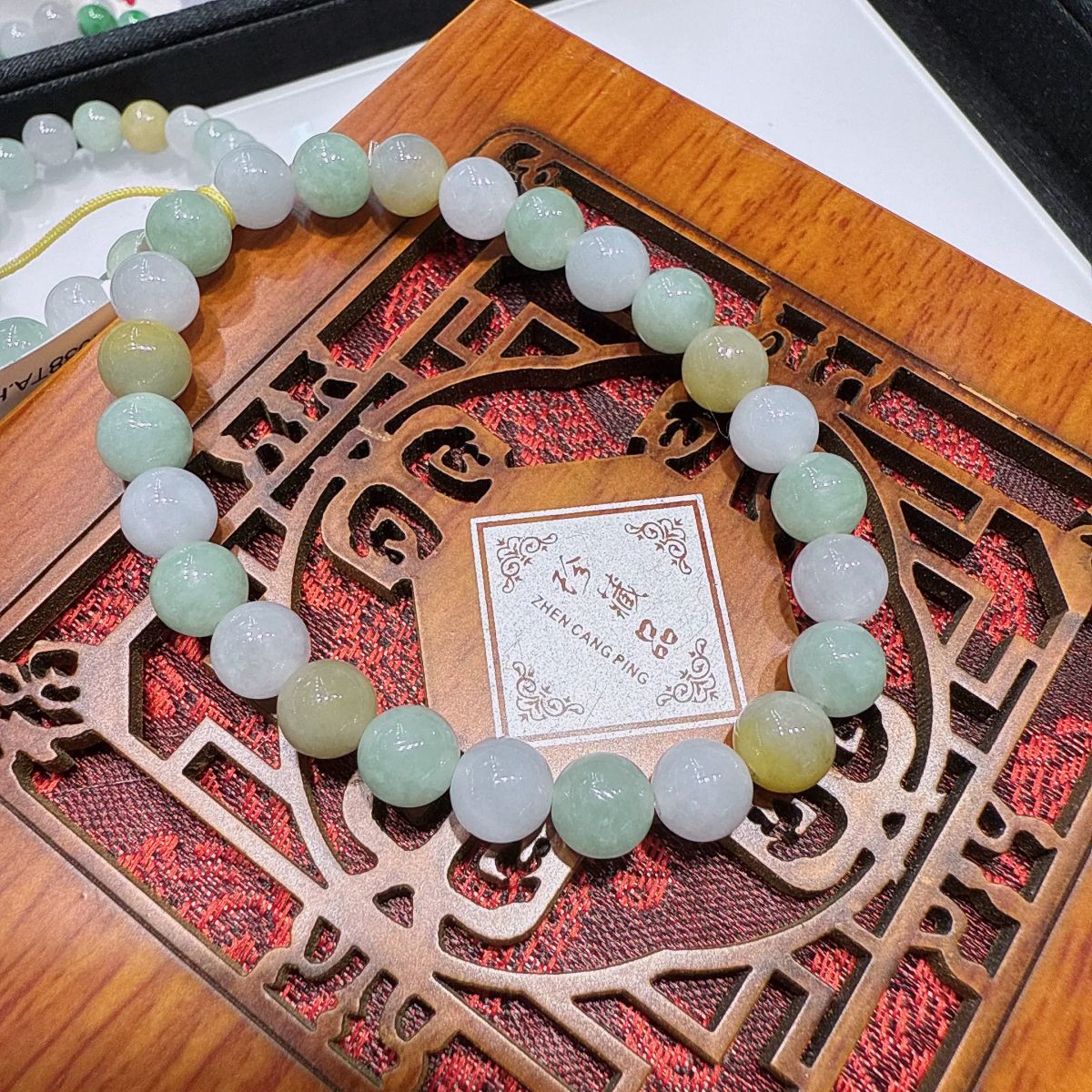 a 1缅甸翡翠多宝手串7+多样性发货