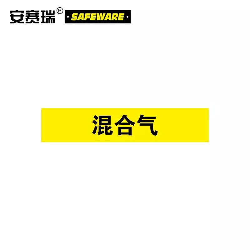 安赛瑞 化工管路标贴 100×500mm 管道介质标识 管路标识