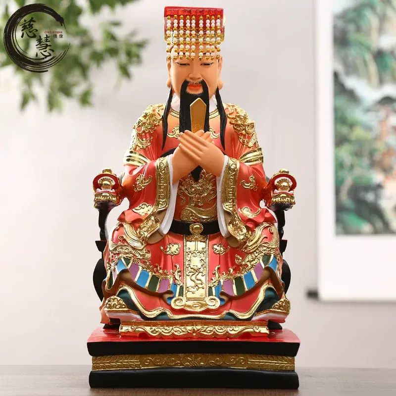 树脂佛像 玉帝王母 16寸家用王母娘娘 玉皇大帝佛像 天宫王母