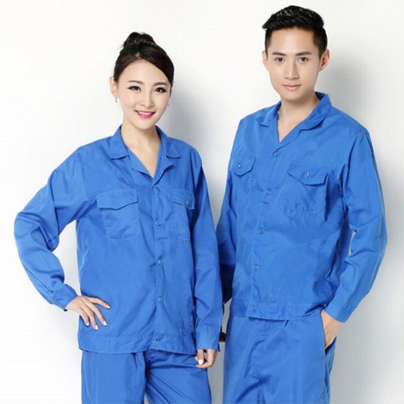 夏季透氣短袖工衣 薄款吸汗工作服 車間勞保服 熱賣- 半袖（單上衣） 170(L)