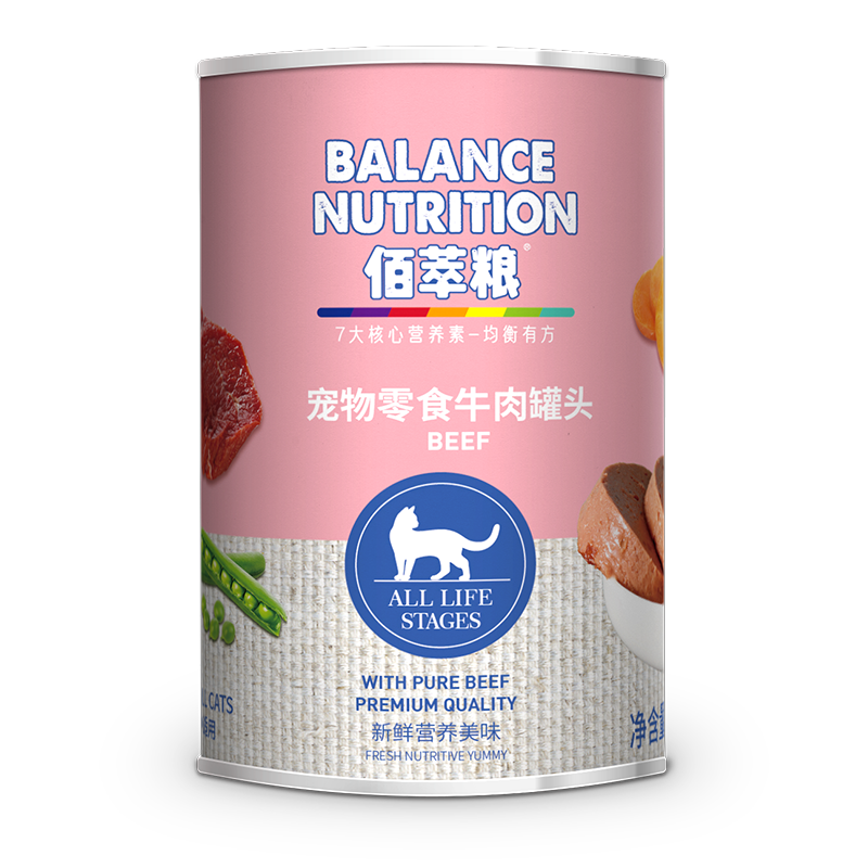 佰萃猫罐头猫零食猫湿粮营养增肥成幼猫罐头375g*12罐