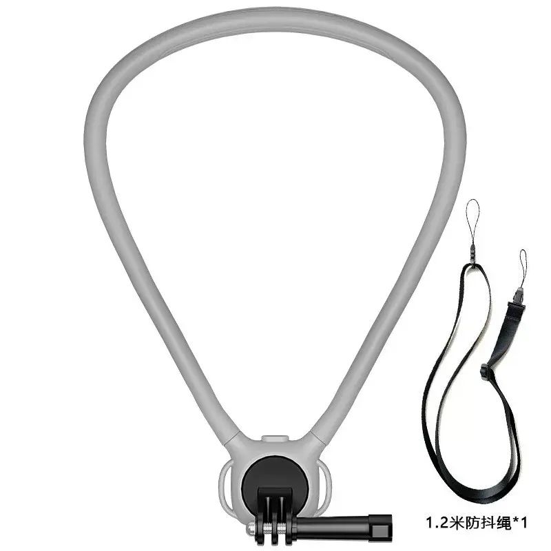 掛脖手提電話磁啜支架第一視角拍攝直播騎行登山釣魚戶外運動相機配件