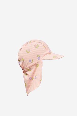 Cotton On Kids - Sammy Swim Hat - Blush pink/daisy ditsy stripe