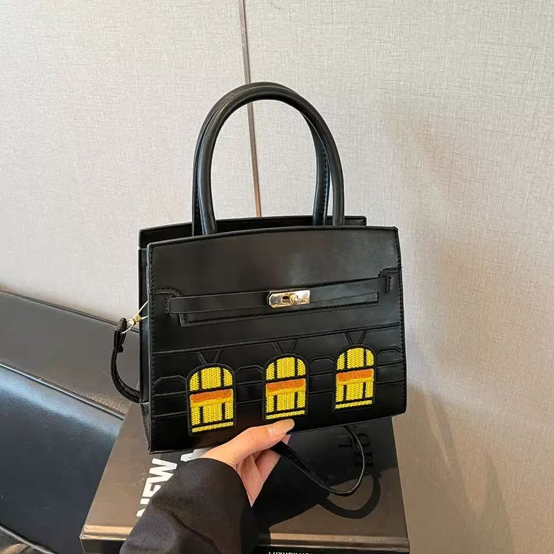 小房子凱莉手提袋包女高階感時尚櫥窗單肩袋新款輕奢洋氣斜挎女裝手袋