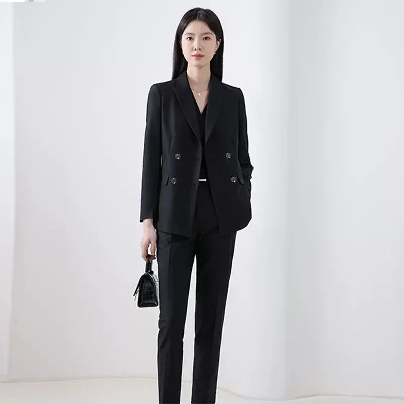 西裝套裝女職業裝高級感套裝辦公室時尚正裝酒店工作服管理西服