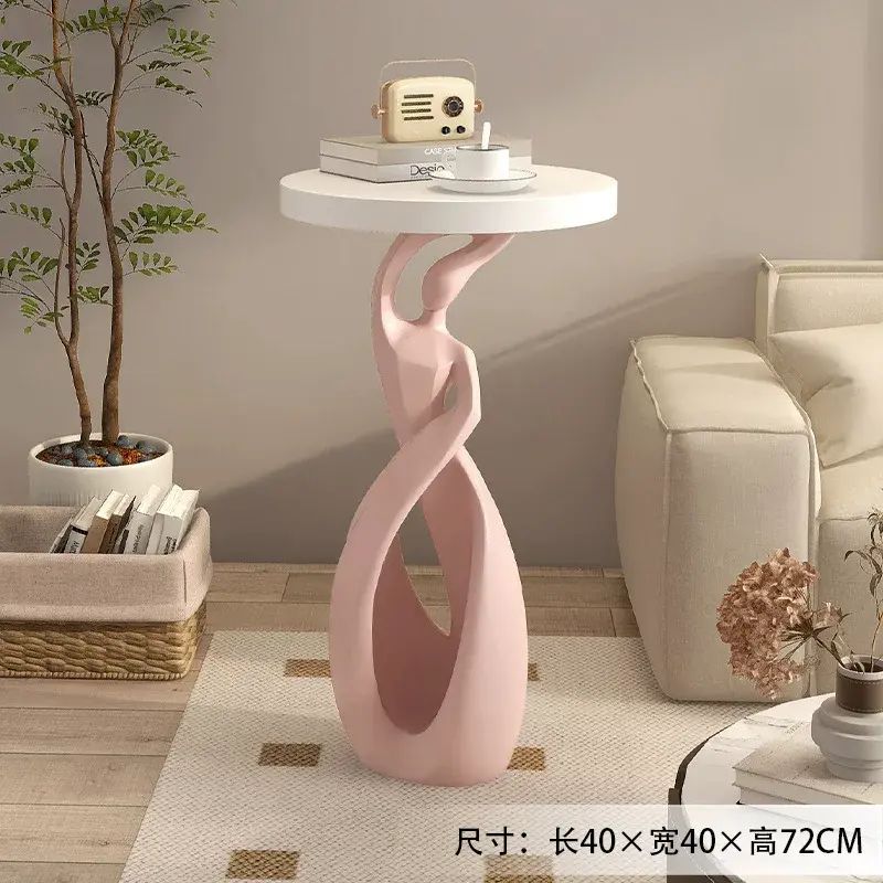 客厅大型艺术落地摆件实用电视柜旁沙发边几装饰实用大气乔迁礼物