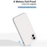 適用於 Google Pixel 9 Pro XL 仿液態硅膠魔方直邊手機殼（白色）