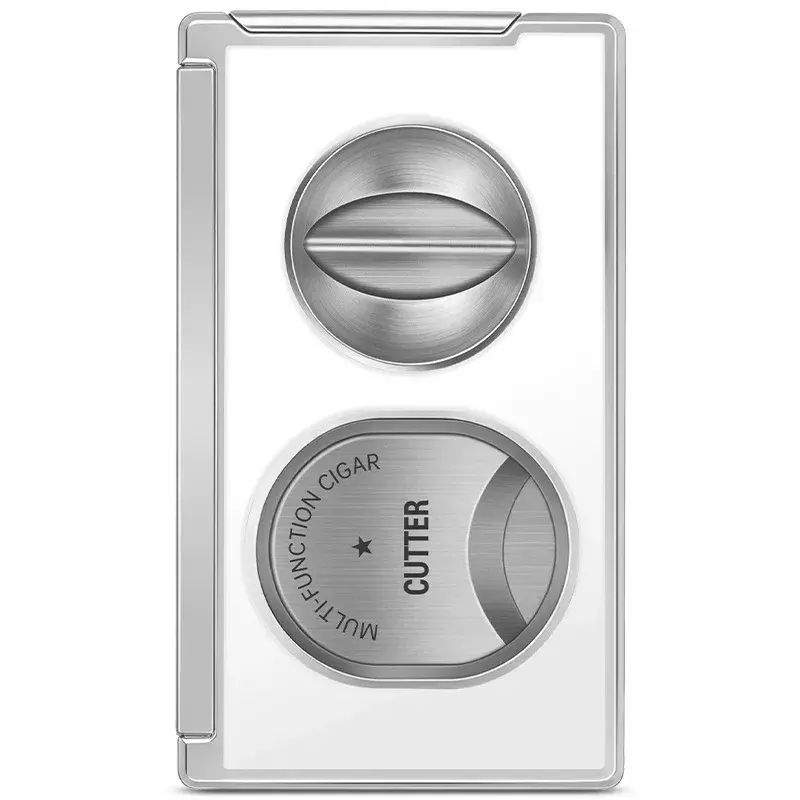 Qie Long Multi-Function Cigar Cutter Flat Shear Stainless Steel Gift Set