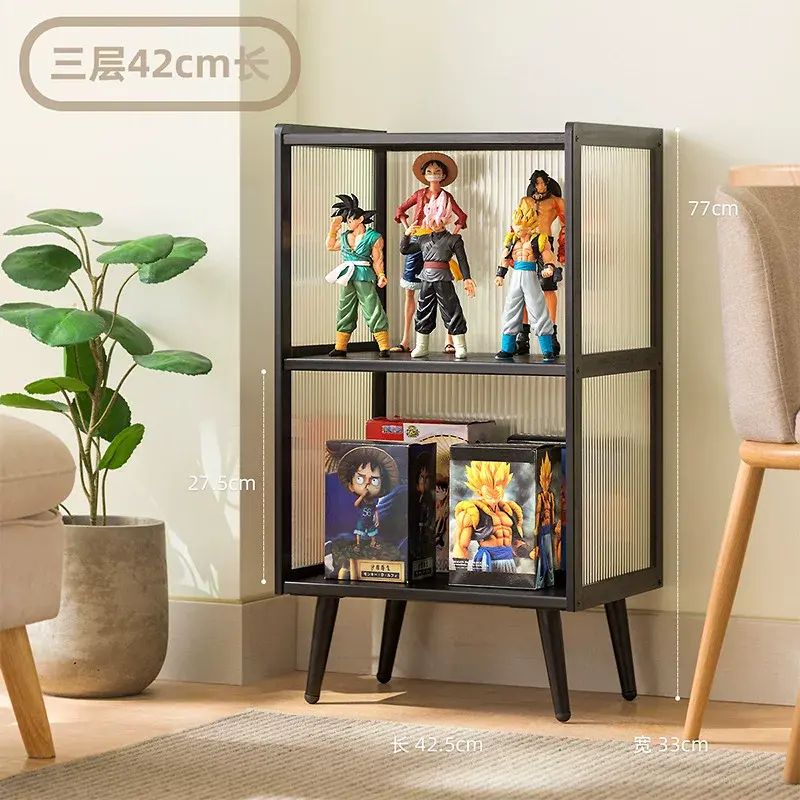 手办展示柜亚克力乐高模型玩具陈列柜展示架化妆品非玻璃家用