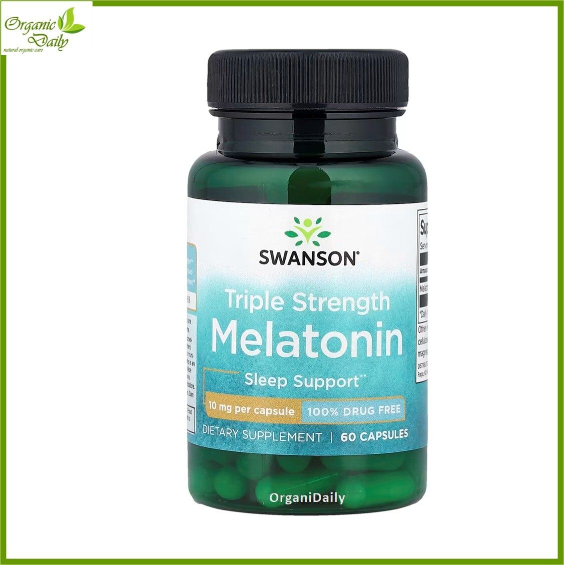 Triple Strength Melatonin 10mg Sleep Support 60 Capsules [Parallel Goods] Best Before:31 July 2027