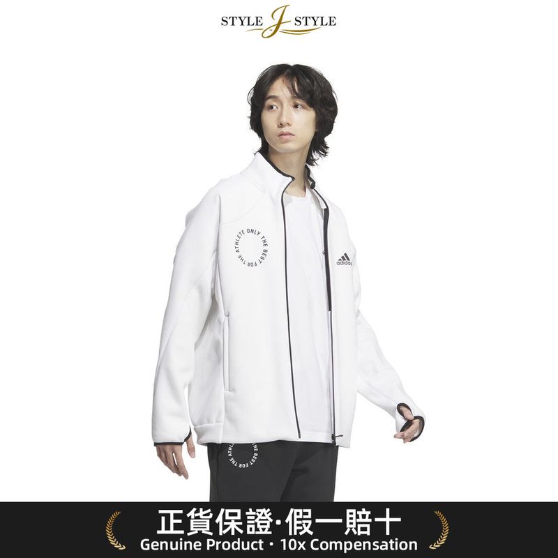 (日本平行進口)adidas-adidas（男士）标准。一堆后背两个轨道顶部训练飞机恤KWY06-JH103泽西飞机恤