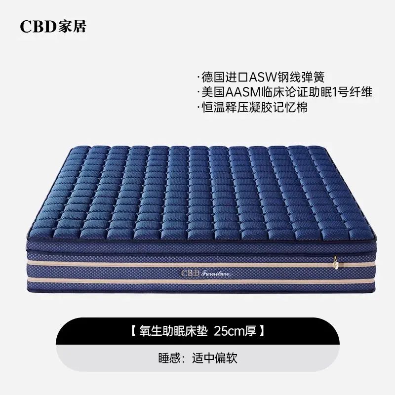 CBD家居德國ASW進口彈簧記憶棉床褥高階床褥軟硬適中十大名牌氧生