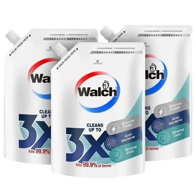 1L*3 Walch威露士3X酵素洗衣液除菌機洗手洗補充裝家用原味