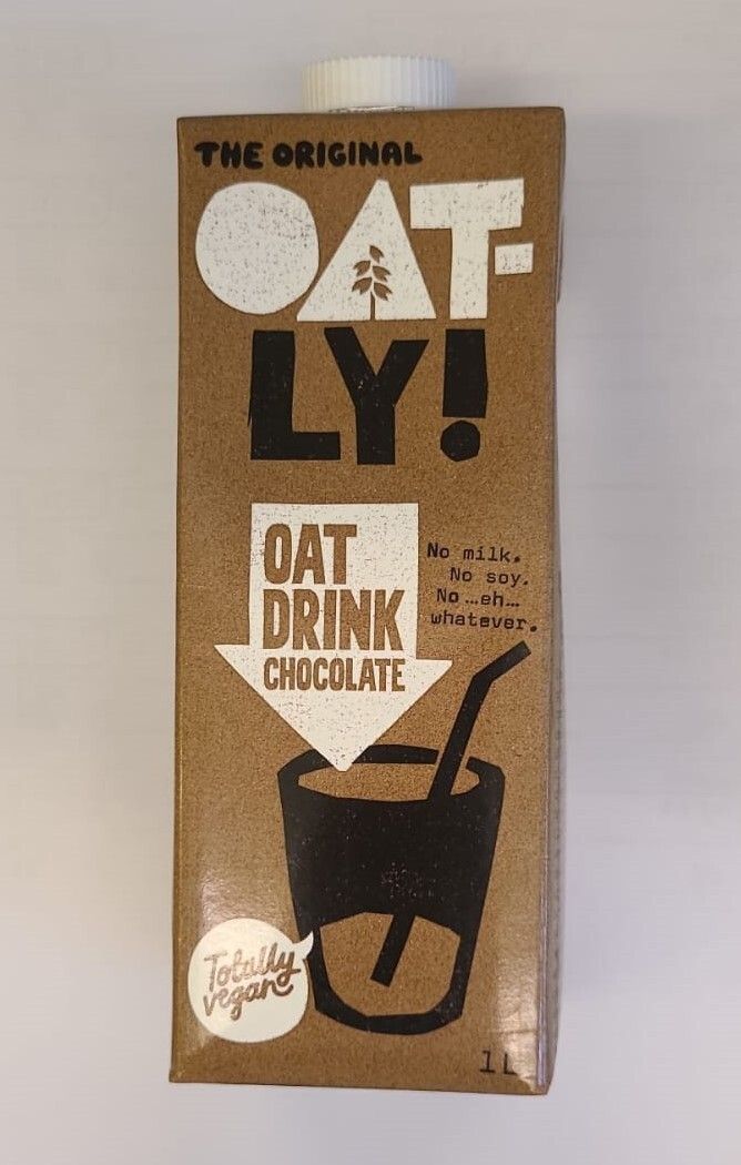 Oatly 朱古力燕麥奶 (素純) 1公升 此日期前最佳：2026年10月16日
