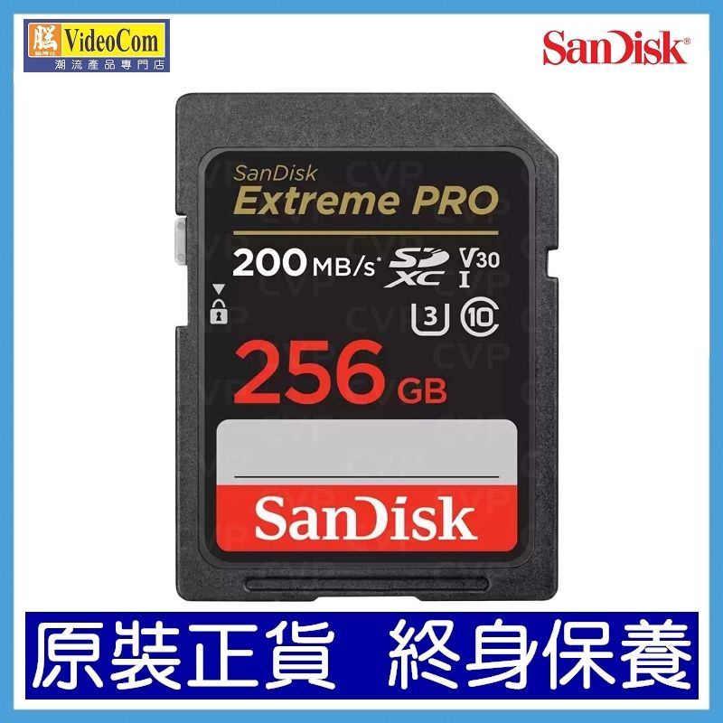 256GB SDX  Extreme Pro U3 V30 4K UHD 200MB/s(R) 140MB/s(W) (SDSDXXD-256G) 619659188658