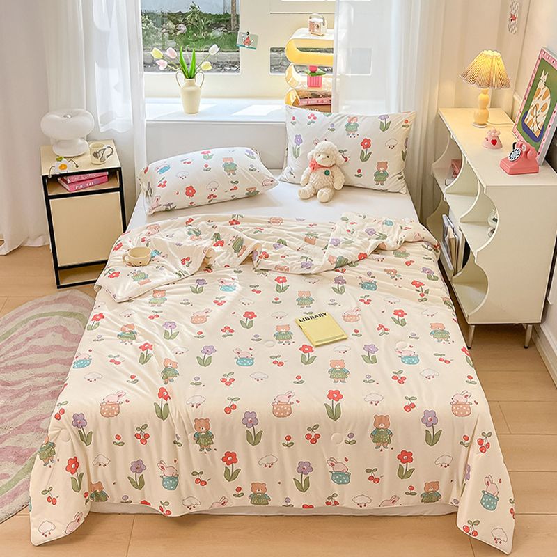 Gentle air conditioning blanket | Cloud like double-layer gauze summer blanket