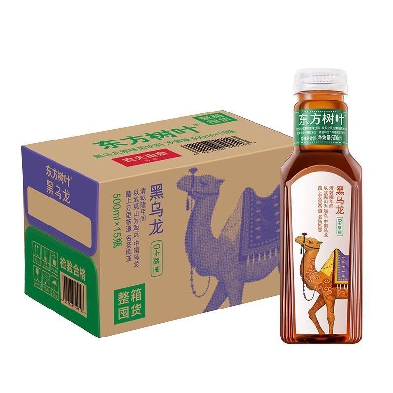 東方樹黑烏龍無糖500ml*15瓶/箱平行進口新舊包裝交替發貨