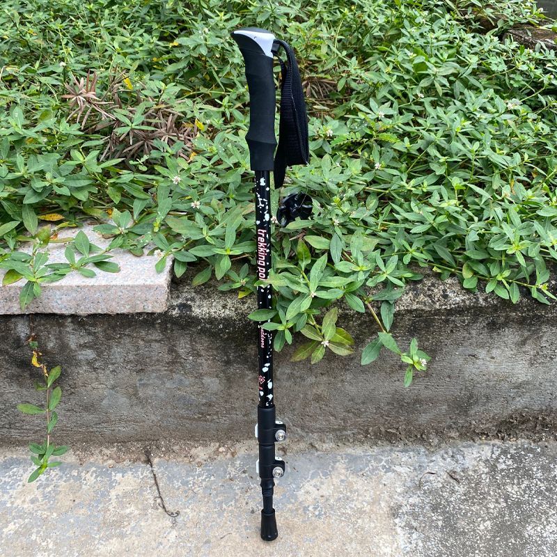 Others | 65-135cm直柄可伸縮攀山行山柄可伸縮攀山行山杖登山杖老人拐杖露營行山裝備黑色一個（平行進口） | HKTVmall ...