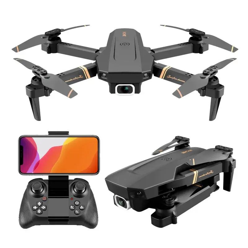 V4 Dual Camera Drone 4K Remote Control Aircraft Aerial Photography Foldable Quadcopter