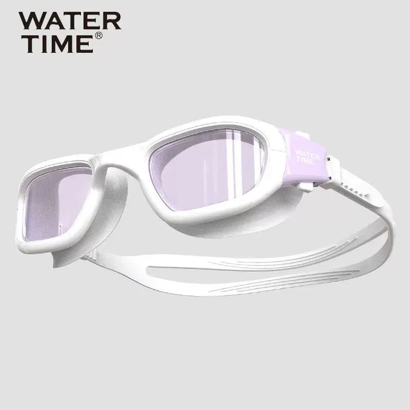WaterTime泳鏡防水防霧高清大框男女游泳眼鏡近視眼鏡帽套裝專業