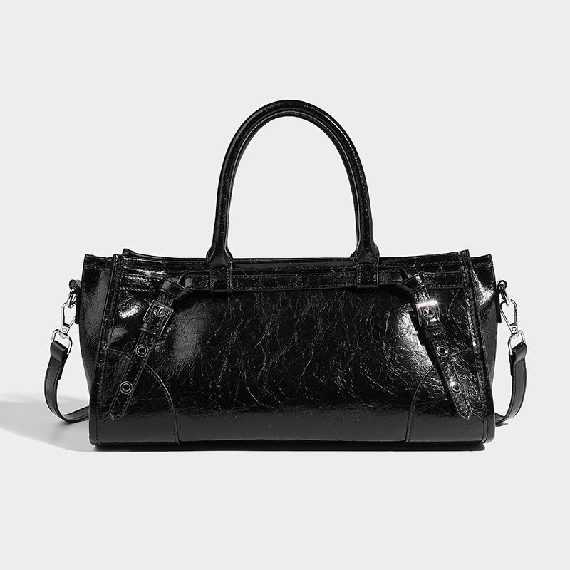 Fall Winter Fashion Vintage Motorcycle Bag Large Capacity Commuter All Match Handbag Tote Bag New