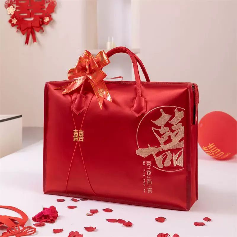 裝四件套的袋子夏涼被手提袋絨毯子收納整理袋毛毯衣物收納包裝