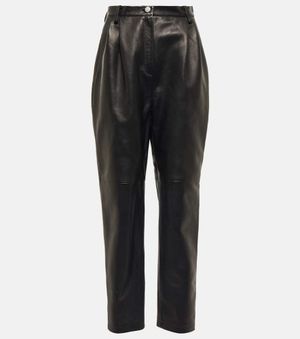 Magda Butrym High-rise tapered leather pants