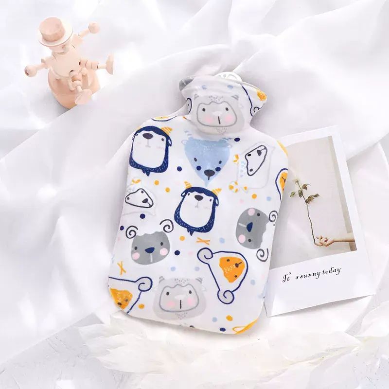 北歐風熱水袋暖水袋注水灌水熱大小號毛絨可愛迷你隨身女寶寶暖手