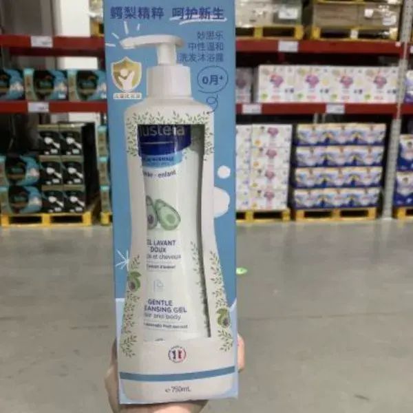 山姆 妙思乐法国进口温和洗发沐浴露二合一750ml婴幼儿成人洗发水