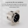 3 Pin XLR Socket Vertical XLR Male Socket Mic Male Female Connector Male Socket